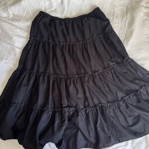 Artizia Sunday Best poplin Black Maxi Skirt - XL